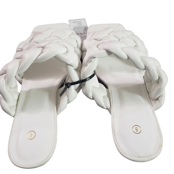 NWOB, MY SOFT BRAIDED SANDAL 3" HEEL - Picture 2 of 4